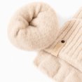 thumbnail image 6 of SAWOBUUN Kids Winter Convertible Flip Top Gloves Boys Girls Knit Half Finger Flip Mittens Warm Thermal Outdoor Cold Weather Gloves, 6 of 6