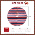 thumbnail image 2 of Sikiie USA Colors Stripes Nativity Christmas Tree Skirt, Jesus Christian Winter Holiday Tree Mat Decoration(30-48IN)48", 2 of 6