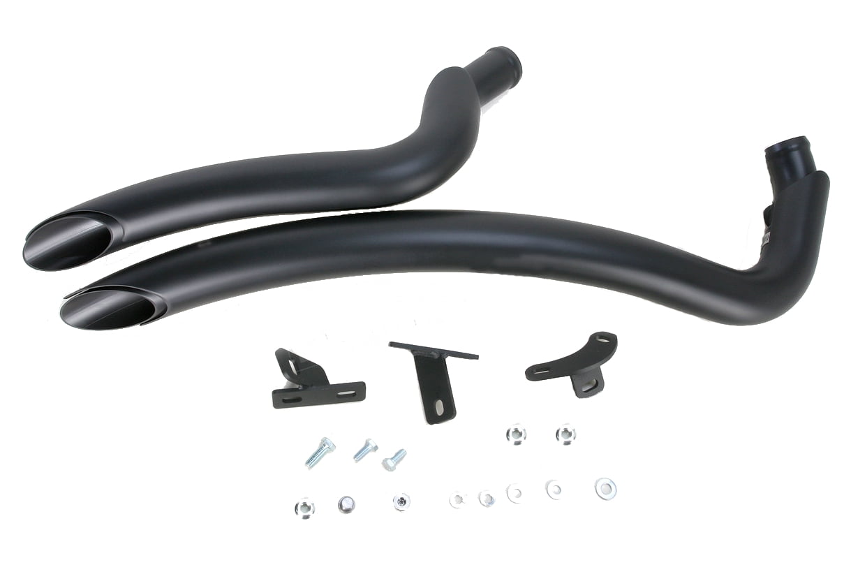 Bassani Radial Sweepers Exhaust System Black w/Black Heat Shields (1SD1FB)
