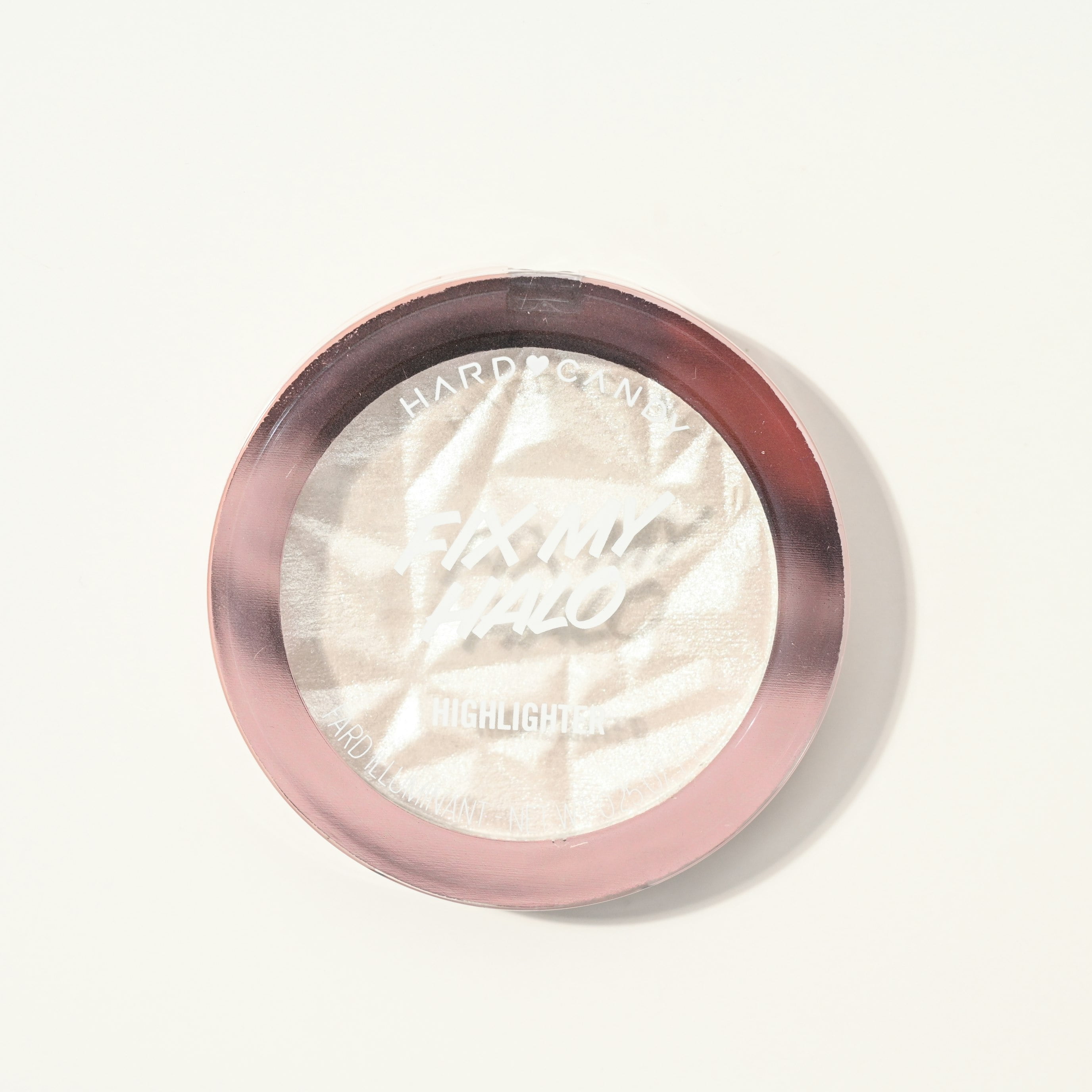Hard Candy Just Glow Highlighter, Pressed Powder, Shimmery Glow, Fix My Halo, Platinum 0.25 OZ