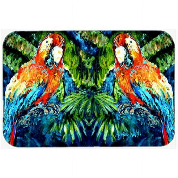 Parrots Yo Yo Mama Mouse Pad, Hot Pad or Trivet