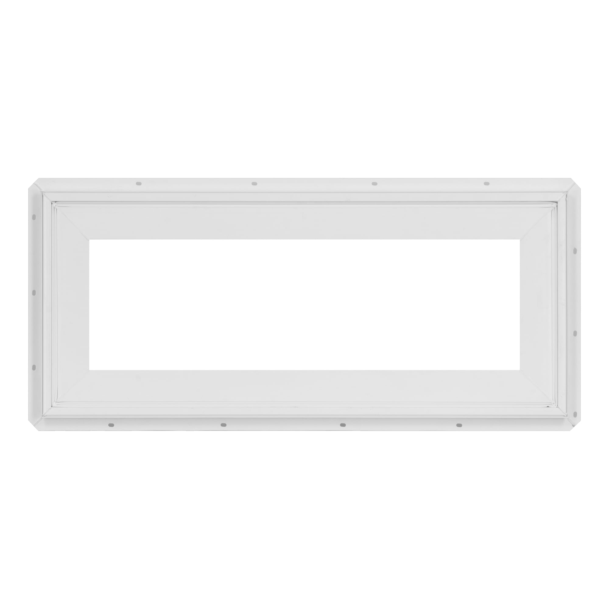 32 in. x 14 in. White Vinyl Double-Pane Insulated Awning Window with Screen
