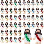LBHGRMF Mini Jesus Figures, Easter Little Jesus Rubber Pocket Toys, Religious Hide and Seek Party Favors, Sunday School Baptism Gifts