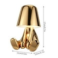 thumbnail image 3 of Collection de Lampes Thinker Veilleuse de Bureau Or, 3 of 5