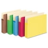 Smead File Pockets Letter - 8 1/2" x 11" Sheet Size - 800 Sheet Capacity - 3 1/2" Expansion - Straight Tab Cut - Yellow, Green, Red, Blue, Redrope - 1.07 lb - Recycled - 5 / Pack