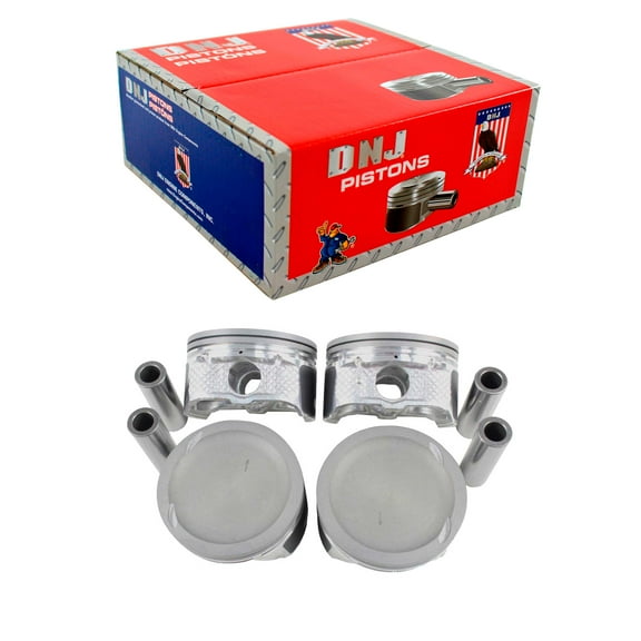 DNJ P435 Standard Complete Piston Set Fits Cars & Trucks 03-10 Ford Mazda 3 5 2.3L L4 DOHC 16v