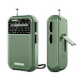 thumbnail image 1 of Radio portátil XHDATA D220 AM FM SW funciona con pilas, color verde, 1 of 6