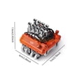 thumbnail image 7 of LeeQinersw RC Car Djv8 Simulate Engine Fans Radiator Accessories for 1/10 Scale Model Premium Quick Installation Pare Parts Professional orange, 7 of 7