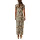 thumbnail image 5 of Txlixc Vestido de manga corta femenino elegante impresión de cuello redondo vestido de fiesta de verano Txlixc  moda, 5 of 9
