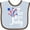 Blue and Chocolate, variant on Inktastic My 1st 4th of July Fireworks Boys or Girls Baby Bib