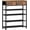 5 Tier ( 28.3 X 11 X 36.2 Inches)-rustic Brown, variant on Shoe Rack, 5 Tier Shoe Storage Organizer with 2 Drawers, Metal Shoe Shelf for 12-16 Pairs of Shoes, with 4 Oxford Fabric Shelves and Wooden Top, Shoe Stand for Closet Entryway