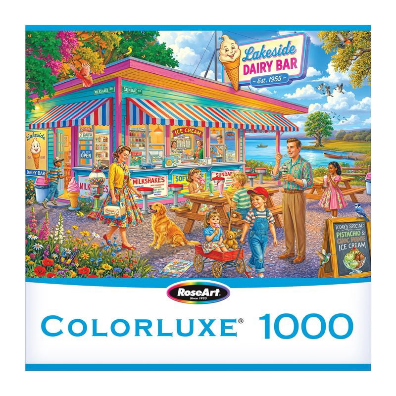COLORLUXE 1000PC LAKESIDE DAIRY BAR