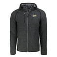 thumbnail image 2 of Men's Cutter & Buck  Heather Charcoal Vanderbilt Commodores Vault Mainsail Full-Zip Raglan Hooded Jacket, 2 of 3