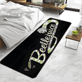 thumbnail image 4 of Tim Burton b-beetlejugos Felpudo de entrada, alfombra antideslizante lavable para cocina, sala de estar, pasillo, alfombras de puerta, Baño, 4 of 5