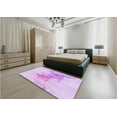 thumbnail image 4 of Ahgly Company Indoor Rectangle Patterned Heliotrope Purple Area Rugs, 5' x 8', 4 of 6