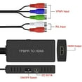 Component to HDMI Converter Female YPbPr to HDMI Converter Support 720P