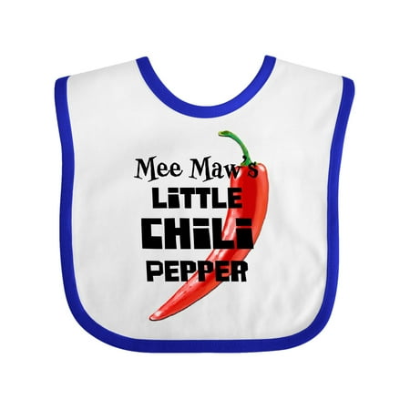 

Inktastic Mee Maw s Little Chili Pepper Gift Baby Boy or Baby Girl Bib