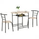 thumbnail image 4 of Muebles de Hierro Costway Conjunto de Mesa y 2 Sillas para Cocina, 4 of 10