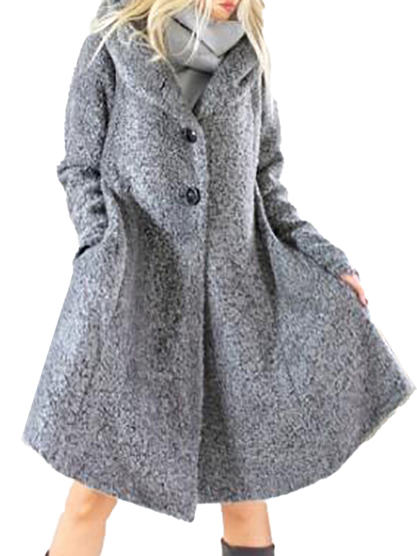 womens swing coat with hood