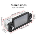 thumbnail image 2 of Reproductor Multimedia 1 Din FLhrweasw pantalla táctil de 5 pulgadas CarPlay Android MP5 automático USB FM, 2 of 9