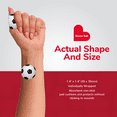 thumbnail image 6 of BioSwiss Bandages, Soccer Ball Shaped Self Adhesive Bandage, Latex Free Sterile Wound Care, Fun First Aid Kit Supplies for Kids and Adults, 24 Count, 6 of 7