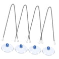 thumbnail image 3 of Flynix 4 Pieces Stained Glass Window Hanging Chains Stainless Steel for Garden Wall, 3 of 9