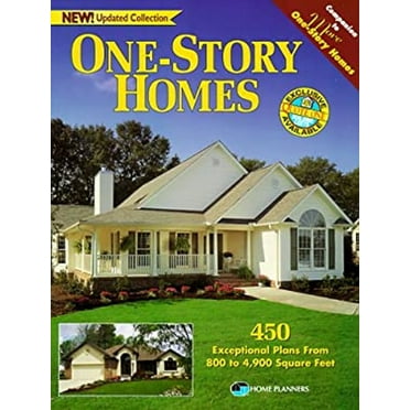 Pre-Owned One-Story Homes: 450 Exceptional Plans from 800 to 4,900 Sguare Feet (Paperback) 1881955532 9781881955535