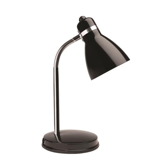 The Oxford 13 in. Black Desk Lamp