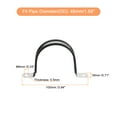 thumbnail image 2 of Unique Bargains 22Pack 1-7/8' Cable Clamp U Shape Stainless Steel Rubber Cushioned Pipe Strap, 2 of 5