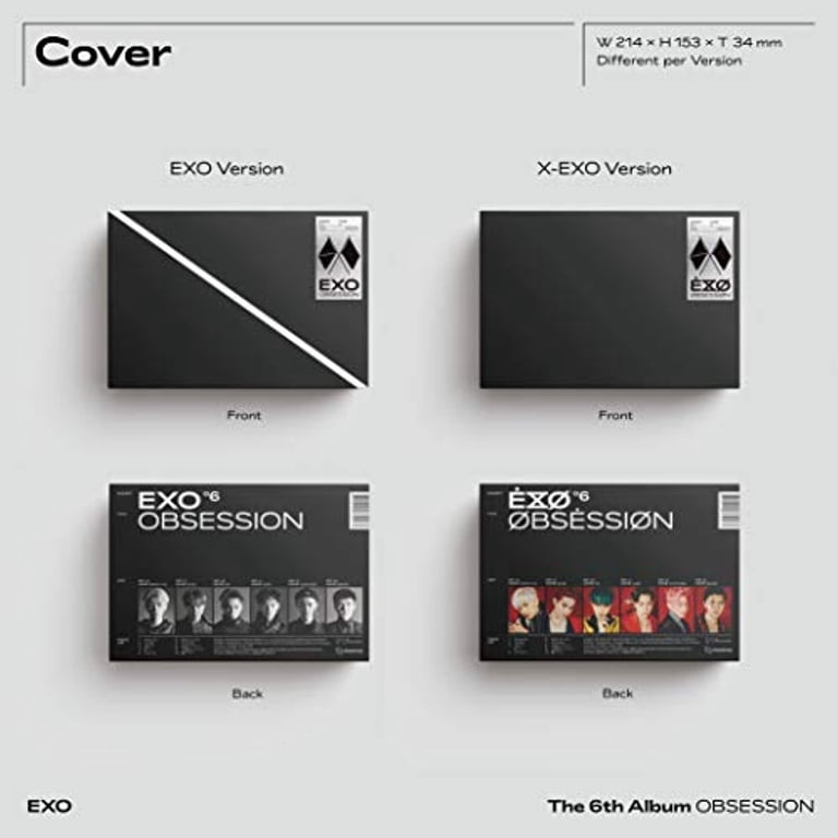 EXO The 6th Album 'OBSESSION' (EXO & X-EXO Verison) - CD - Walmart.com