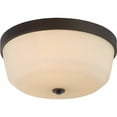 thumbnail image 2 of 60/5924-Nuvo Lighting-Laguna-Three Light Flush Mount-15.13 Inches Wide by 6.75 Inches High-Forest Bronze Finish, 2 of 2