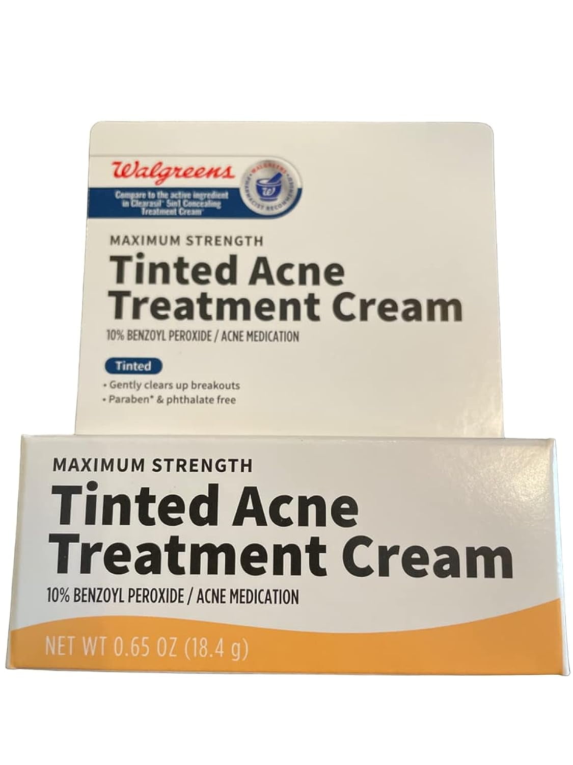 Walgreens Maximum Strength Tinted Acne Treatment Cream - Walmart.com