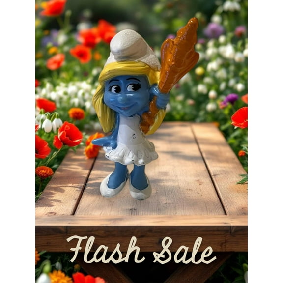 Smurfs movie 3” pvc CAKE TOPPER Figure Figurine rare gift collect