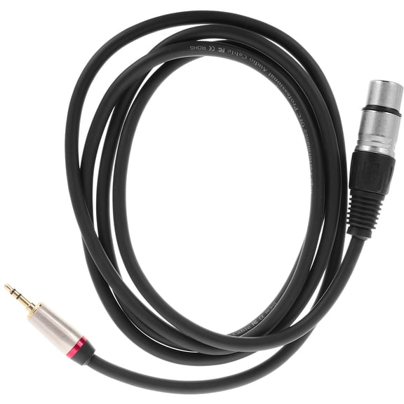 Raindrops 1Set Black Condenser Microphone Compatibility XLR Microphone Adapter 11.8In