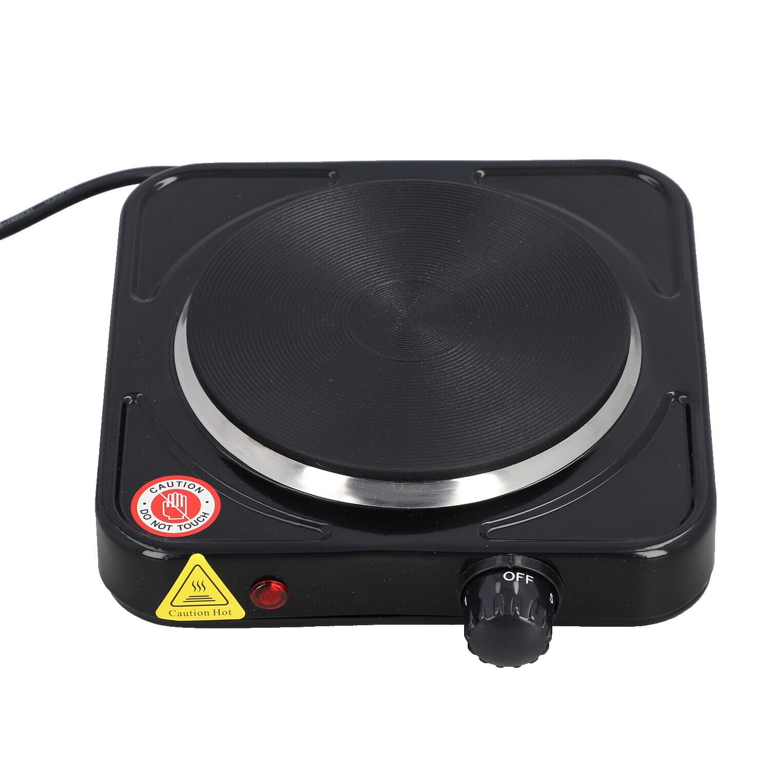 HOMESMART Electric Single Burner Hot Plate 5 Level Temperature Control
