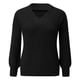 thumbnail image 4 of Gibobby Suéter para mujer, Sueteres Canalé Sweater Dama Diseño de Moda Abrigo Ligero Invierno Blusa Manga Larga Multilooks Elegante o Casual(Negro,XG), 4 of 5