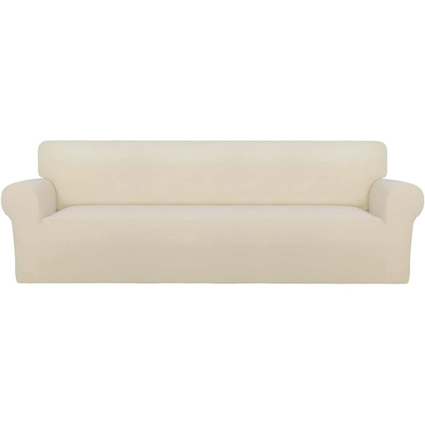 Funda de sofá superelástica para silla, funda de sofá suave antideslizante de licra, protector de muebles lavable con espuma antideslizante y parte inferior elástica para niños, mascotas Adepaton LRWJ066-41