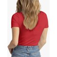 thumbnail image 5 of Short Sleeve Shirts for Women Basic Women' T-Shirts Trendy Stretchy Lightweight Summer Casual Tops, 5 of 6
