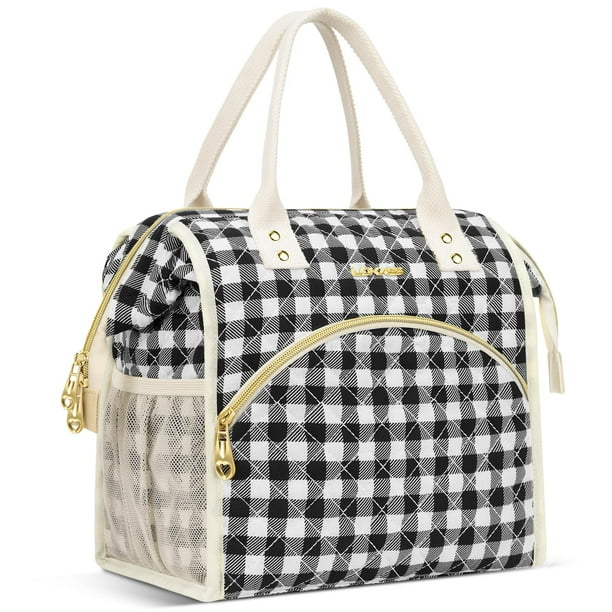 Lonchera aislante LOKASS 27x15x28 cm a prueba de fugas, 10 L