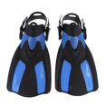 thumbnail image 2 of s de natación ajustables para buceo con esnórquel, adultos, hombres, mujeres, talón abierto, s de natación para principiantes de natación Azul Baoblaze Buceo, 2 of 8