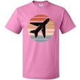 thumbnail image 3 of Inktastic Airplane Pilot Vintage Sunset T-Shirt, 3 of 5