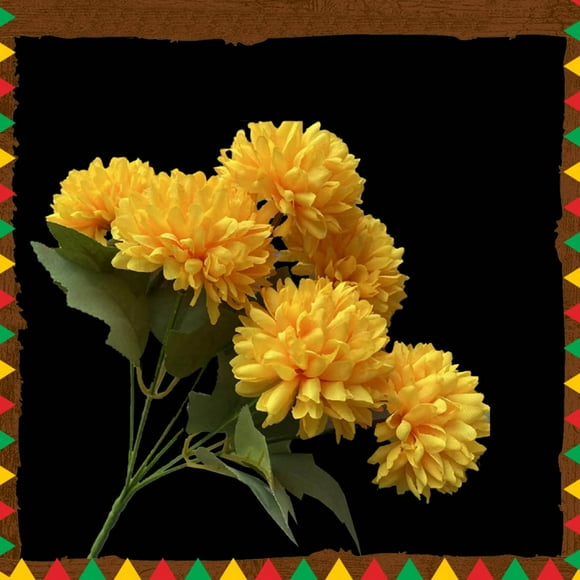 Mexican Day Of The Dead Decorative Floral Bouquet Ornamental Arrangement For Halloween All Souls Day Celebration
