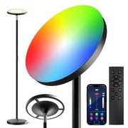 LED Floor Lamp, Smart RGB Bright Floor Lamp, Double Side Lighting LED Standing Lamp, Bright Lamps for Dark Rooms, LED Floor Lamps for Living Room, Bedroom, Office, Home, 24W 2600 Lumens