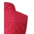 thumbnail image 6 of NE PEOPLE Women’s Quilted Vest – Lightweight Sleeveless Full Zip Up Casual Stand Collar Padding Gilet Jacket with Pockets NEWV40 Pink XL, 6 of 7