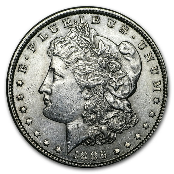 1886 Morgan Dollar AU
