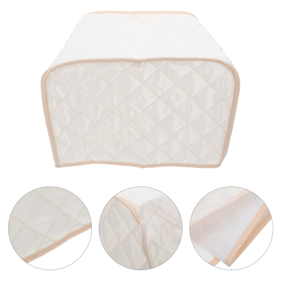 BESTYASH White Polyester Bread Maker Cover Appliance Protector for Kitchen Countertop and Home Use
