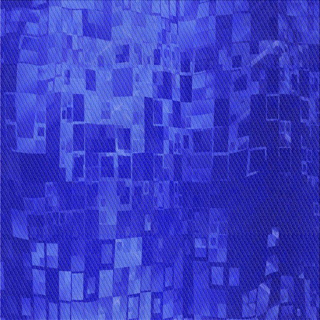 Ahgly Tapis d'Intérieur Lavable en Machine Carré Transitionnel Bleu Vif, 7 Pieds Carré