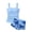 A07-Light Blue, variant on Gaexia Girls Swimsuit 2 Piece Sporty Adjustable Straps Modest Bikini Bathing Suit with Shorts Color Block Swimwear