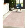 thumbnail image 4 of Abstract Decorative Rug, Pastel Design Cracked Look Modern Spot and Forms Animal Skin Inspired Art, Quality Carpet for Bedroom Dorm and Living Room, 6 Sizes, Rose Pale Grey, by Ambesonne, 4 of 4