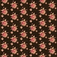 thumbnail image 1 of Ahgly Company Machine Washable Indoor Square Transitional Black Brown Area Rugs, 5' Square, 1 of 7